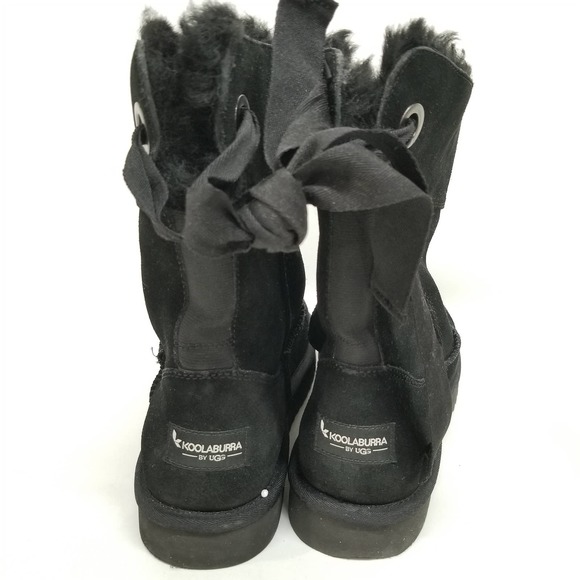 KOOLABURRA by UGG Andrah Short Black Suede Boot - Picture 2 of 8